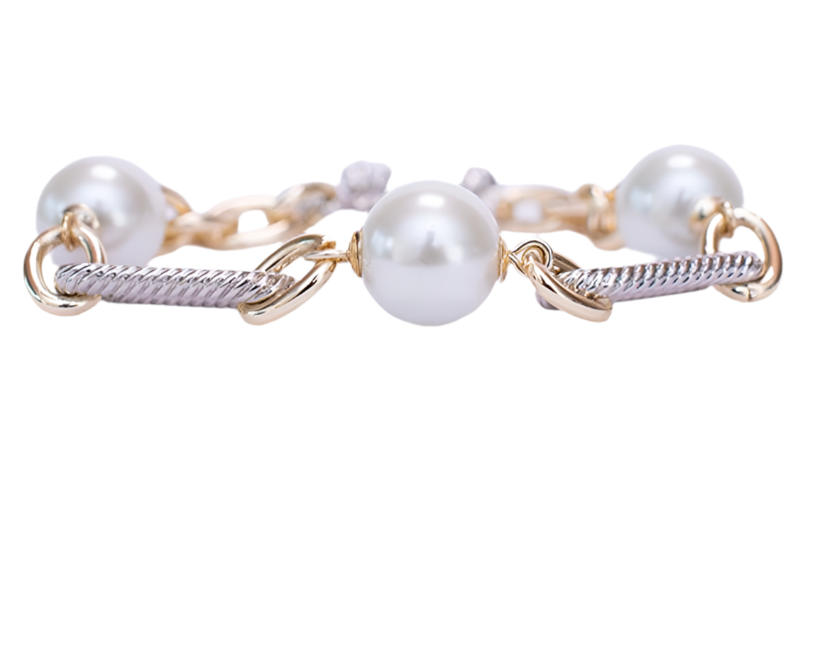 Cable Classic Pearl Bracelet