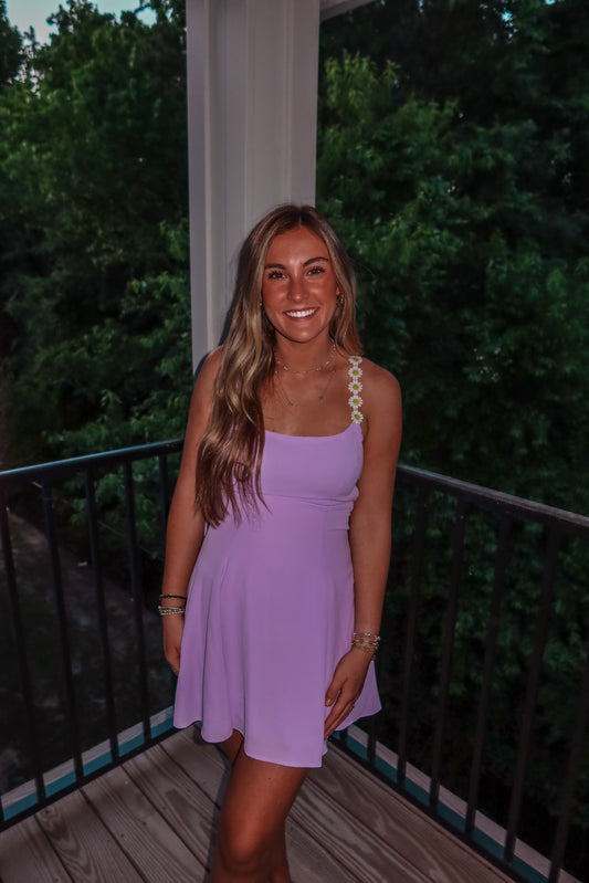 Flare Dress in Lilac