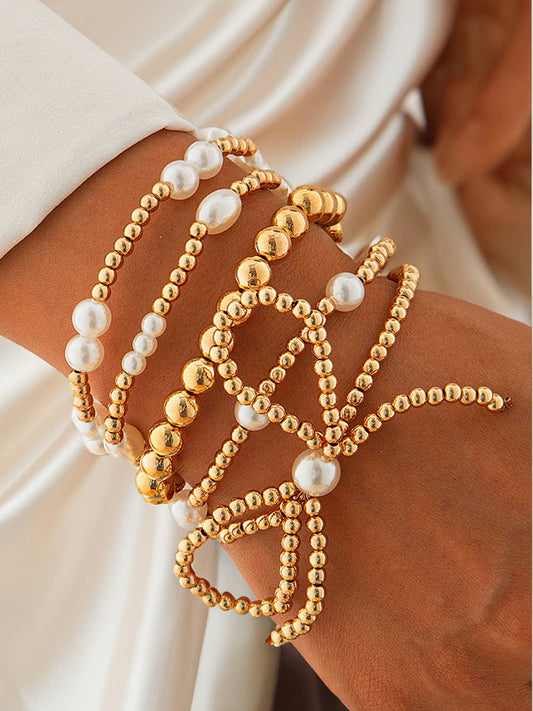 Pearl Bracelet Set