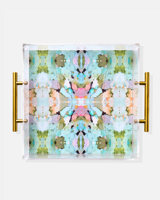 Martini Olives (Laura Park Designs) Acrylic Tray With Gold H