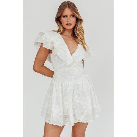 RUFFLE MINI DRESS