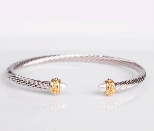 Pearl Cable Classic Bangle