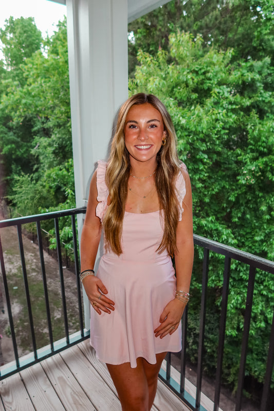 Pink Ruffle Dress