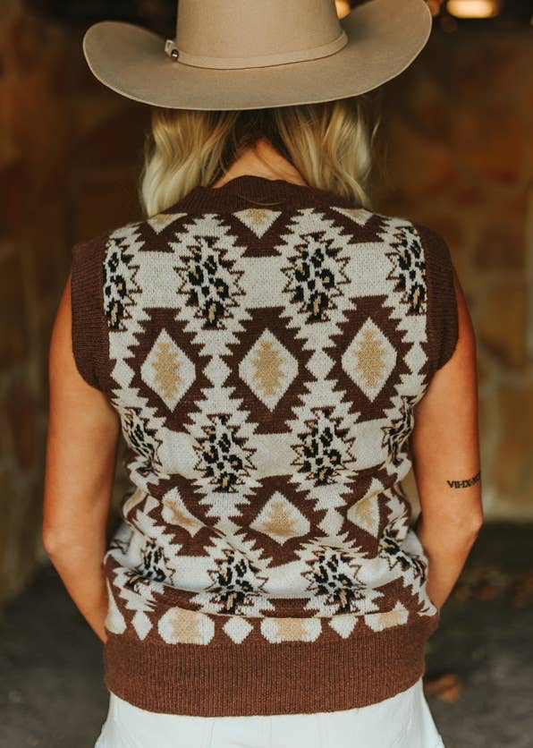 Aztec Sweater Top