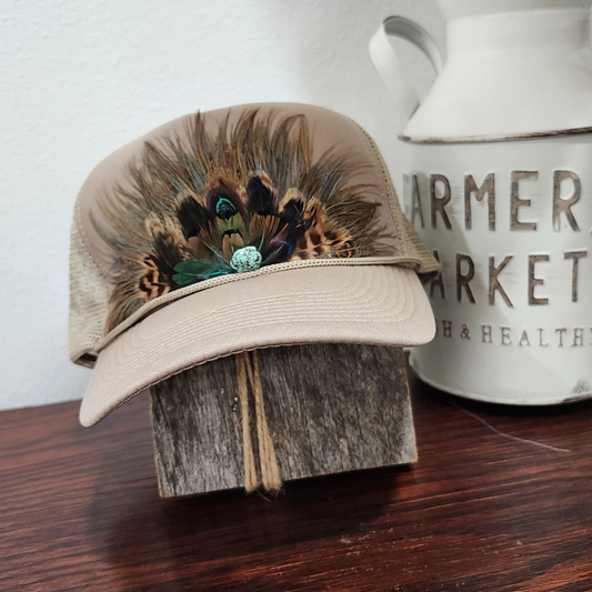 Western Feather Trucker Hat